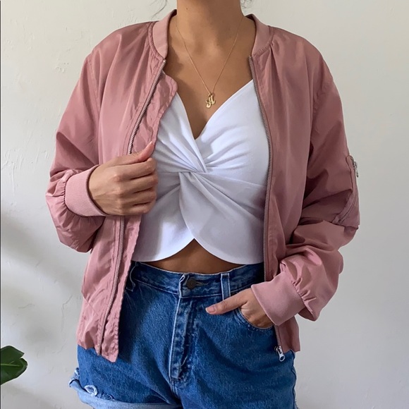 Pink bomber jacket - Picture 2 of 6